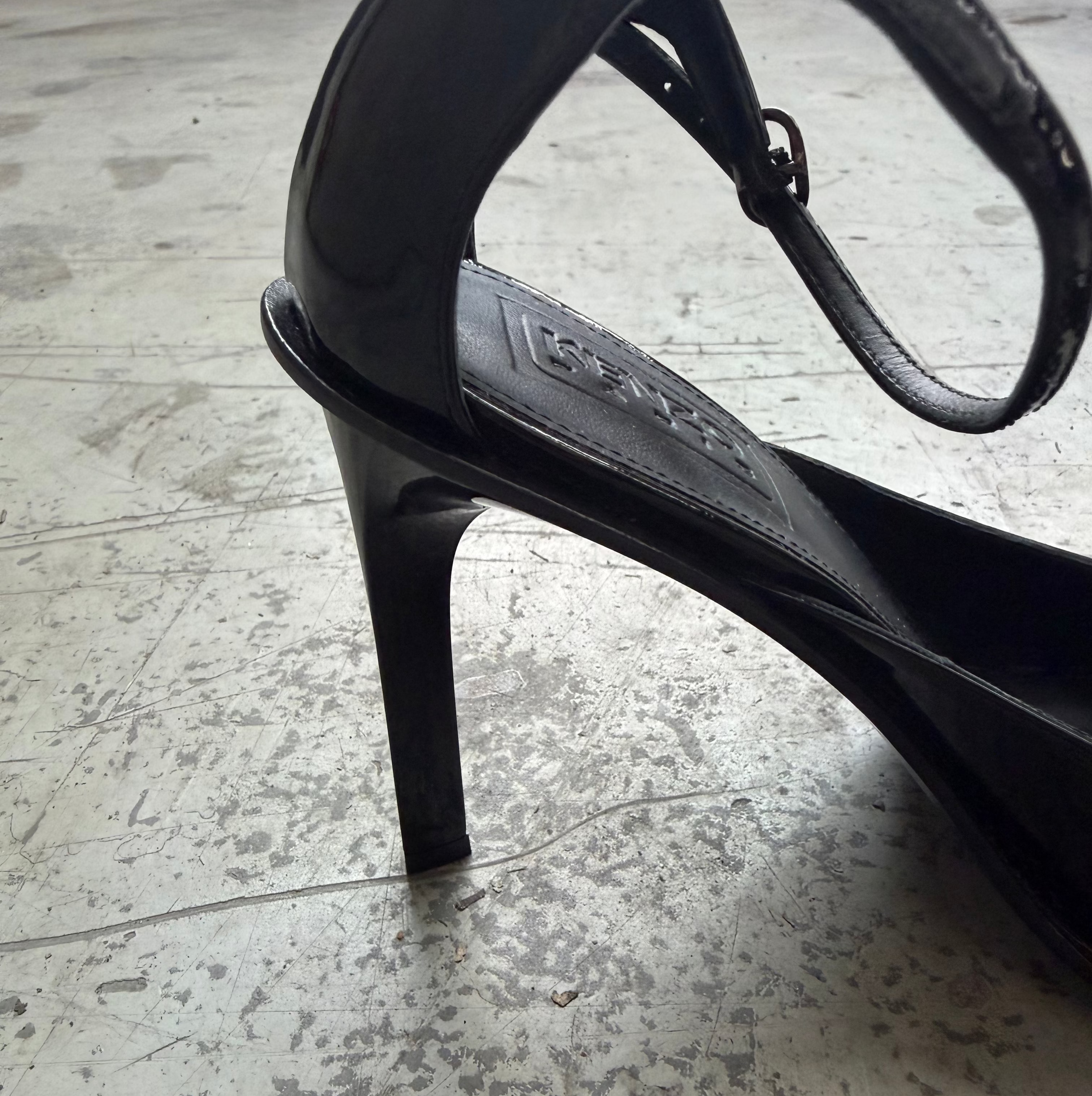 Kenzo Patent Leather Ankle Strap Pumps - EU 38